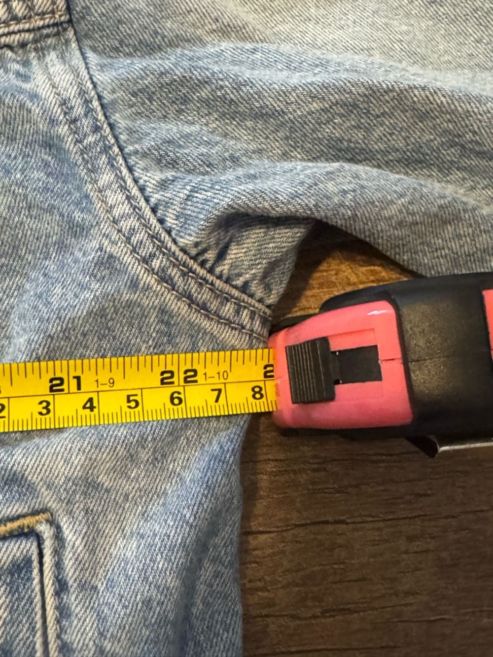 American Eagle Cropped Denim Jacket - Picture 7 of 8